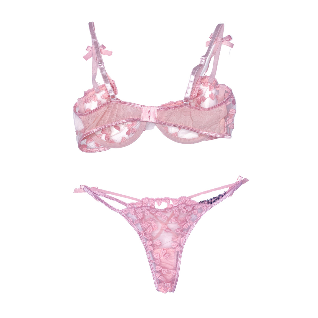 Sweetheart Set in Baby Pink