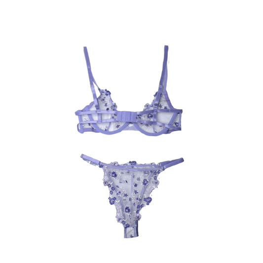 Florals Set in Lilac
