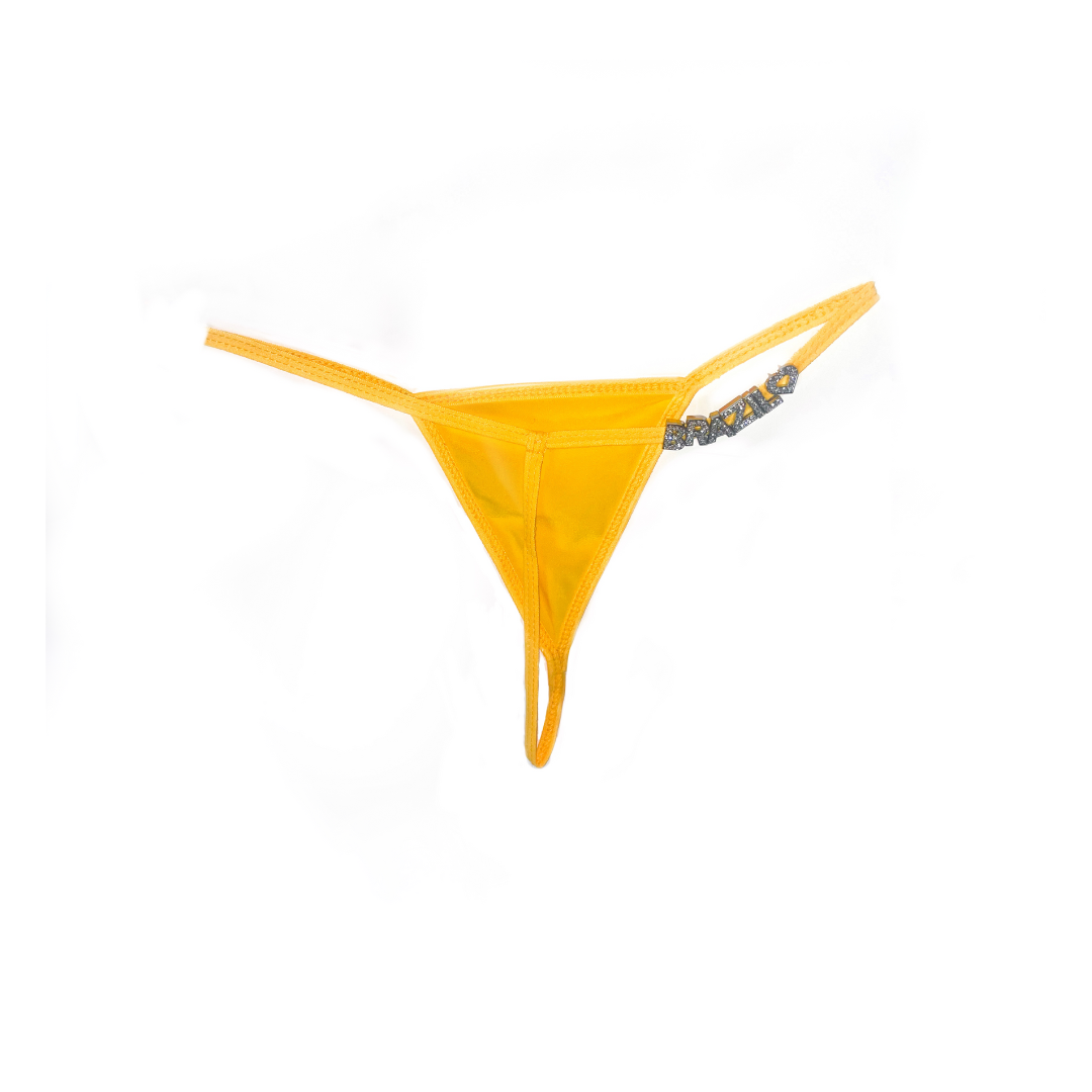 Kitty Thong in Yellow
