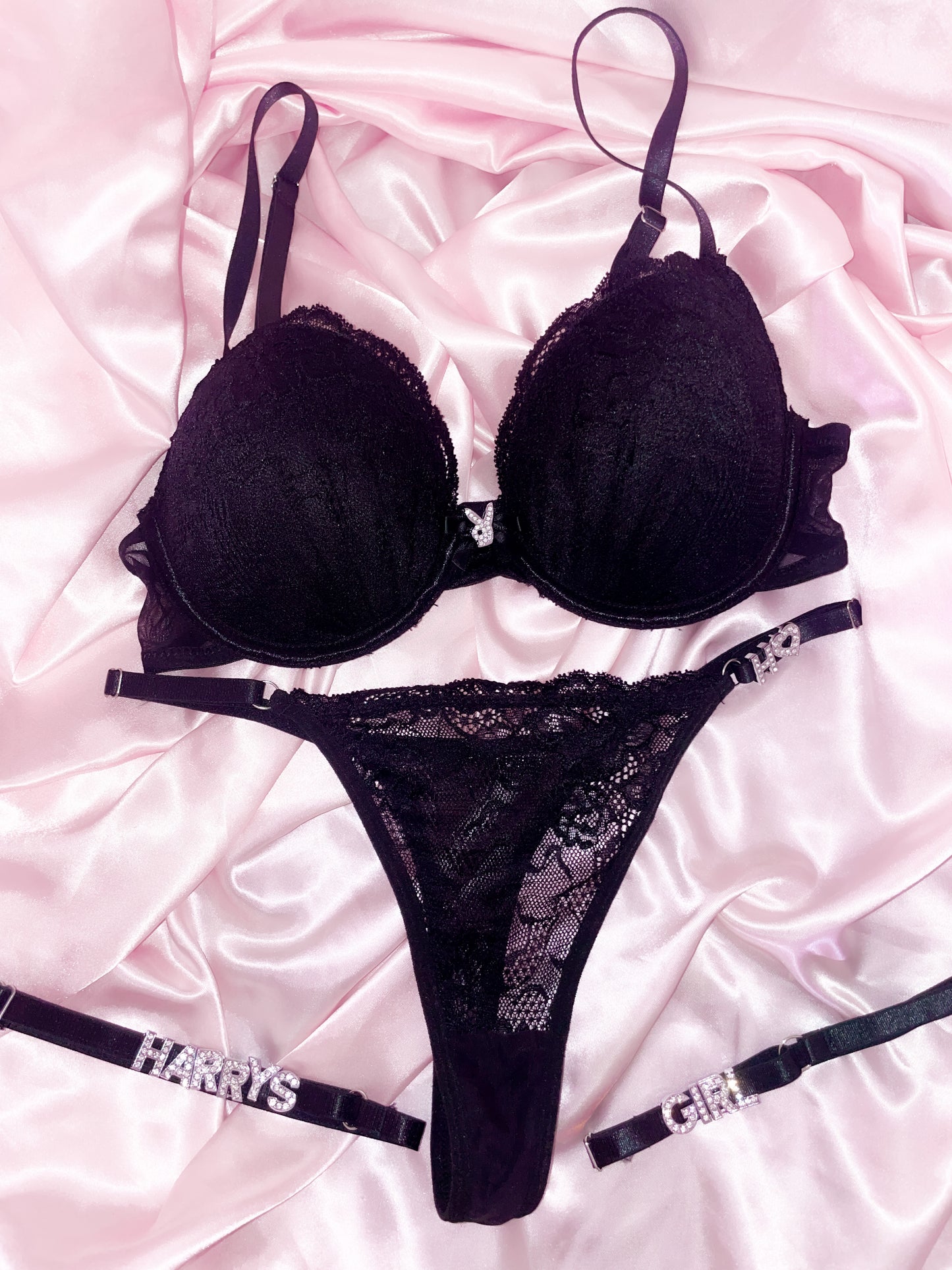 Baby Doll Set in Black