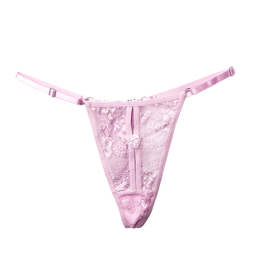 Lovelace Thong in Pink