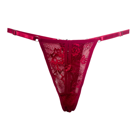 Lovelace Thong in Red