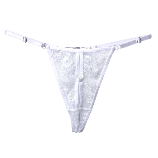 Lovelace Thong in White