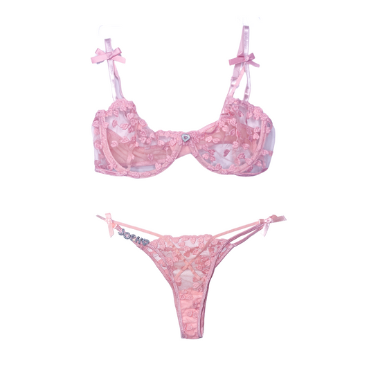 Sweetheart Set in Baby Pink