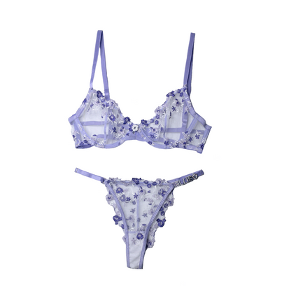 Florals Set in Lilac