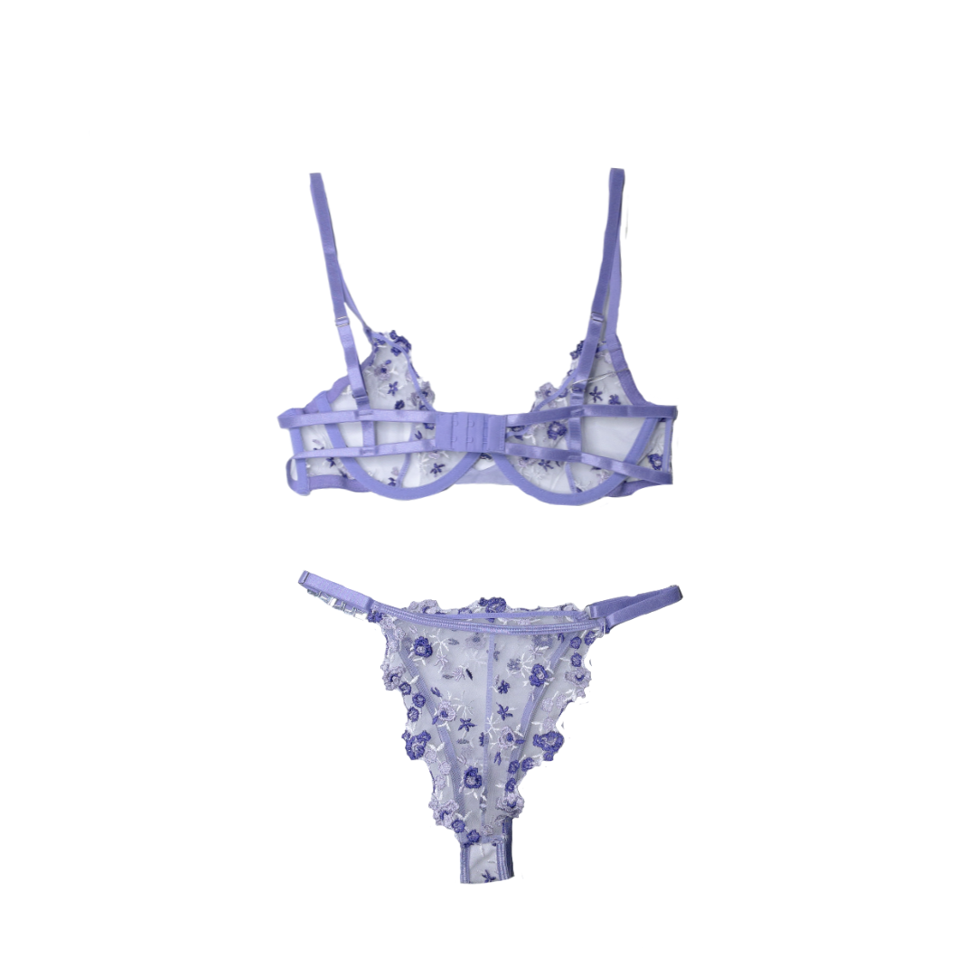 Florals Set in Lilac