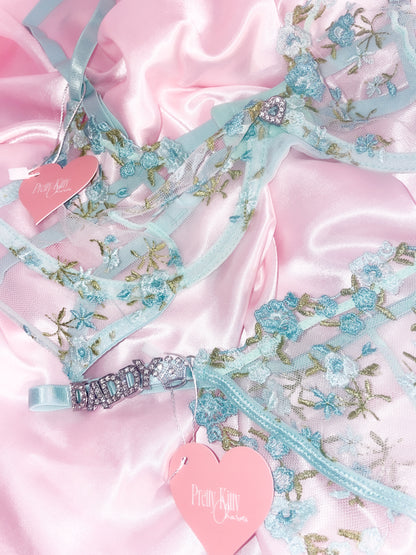 Florals Set in Mint