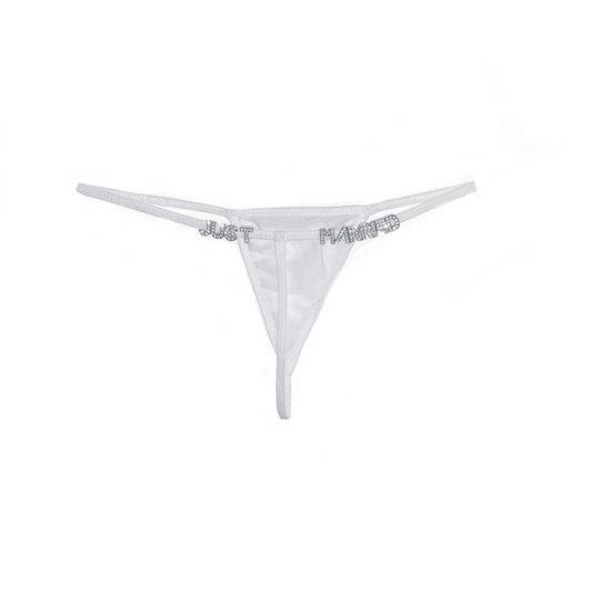 Kitty Thong in White