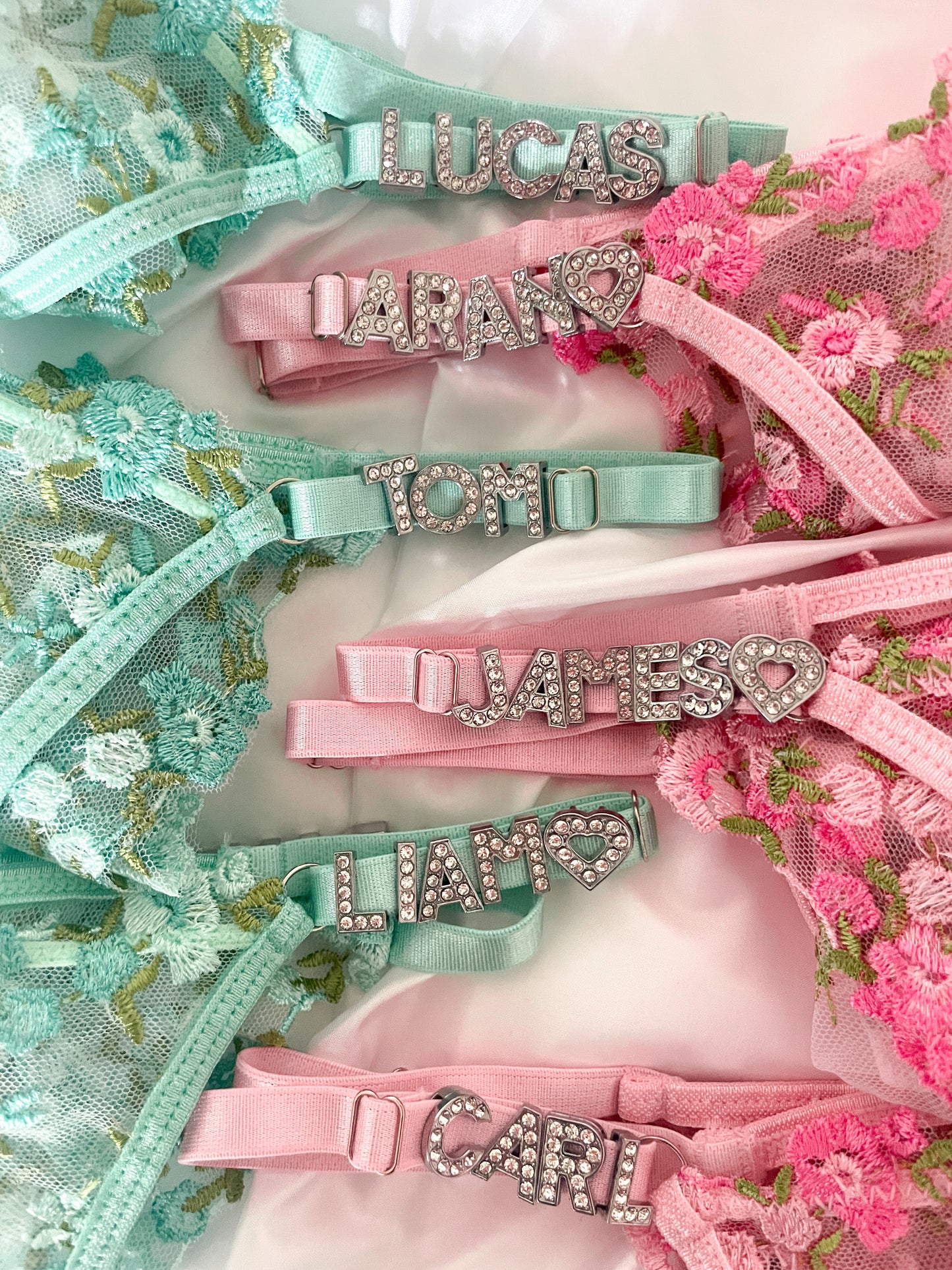 Florals Set in Mint