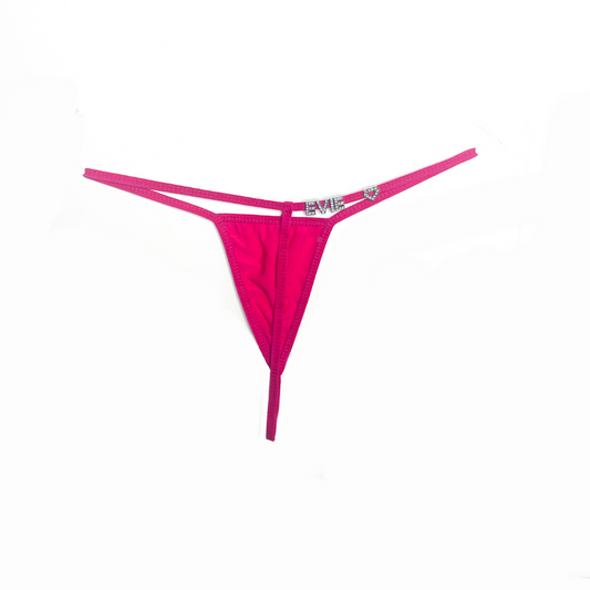 Kitty Thong in Hot Pink