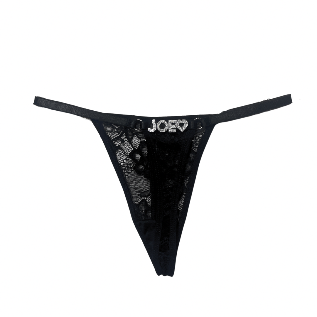 Lovelace Thong in Black