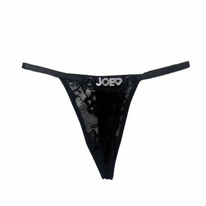 Lovelace Thong in Black