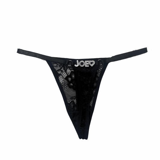 Lovelace Thong in Black