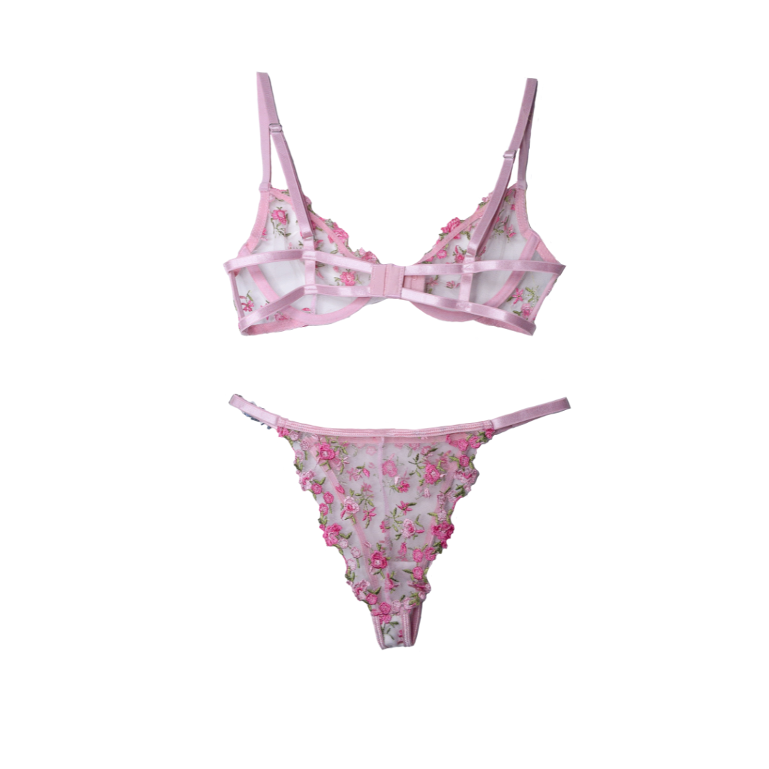 Florals Set in Pink