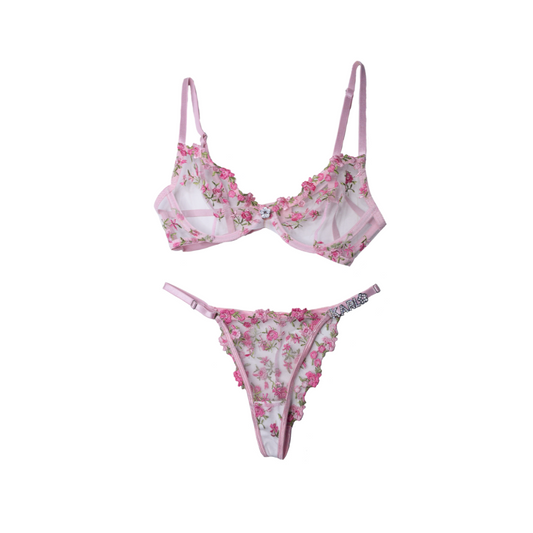 Florals Set in Pink