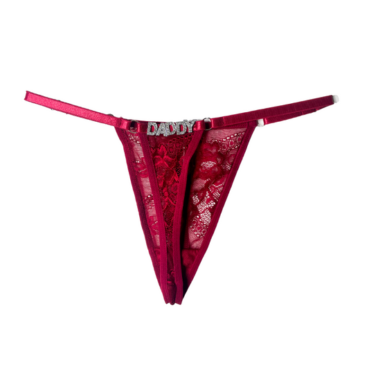 Lovelace Thong in Red