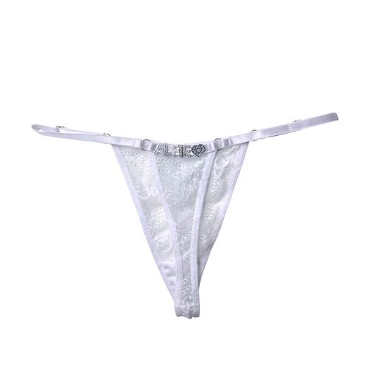 Lovelace Thong in White
